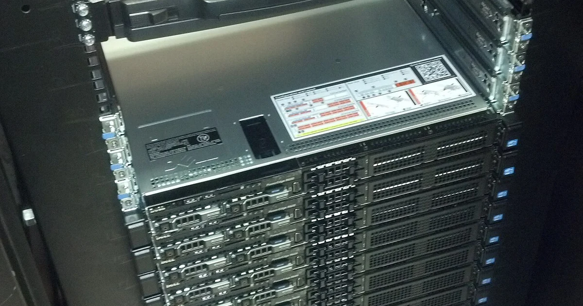 Wikimedia servers for the ULSFO caching data center being racked on June 6th, 2013 in San Francisco.
