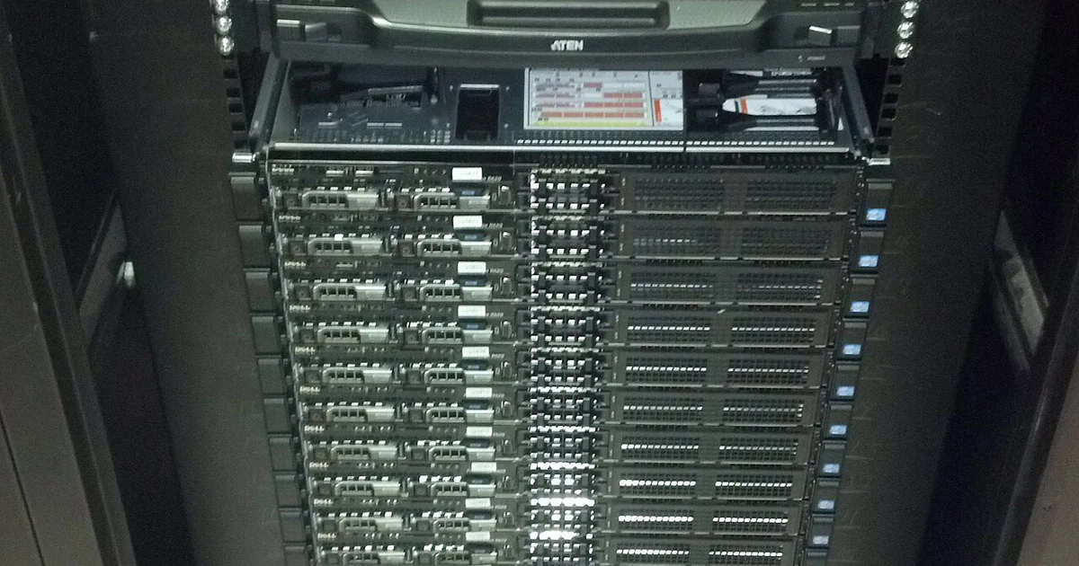 Wikimedia servers for the ULSFO caching data center being racked on June 6th, 2013 in San Francisco.